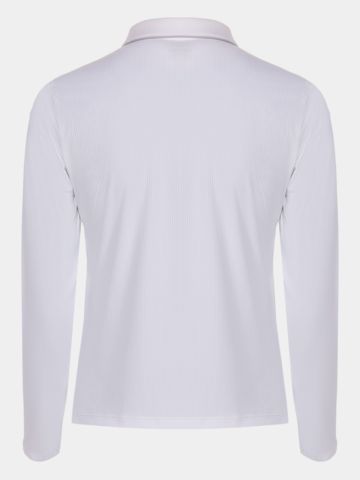 Under Armour Drive Chill Langarm Polo weiß