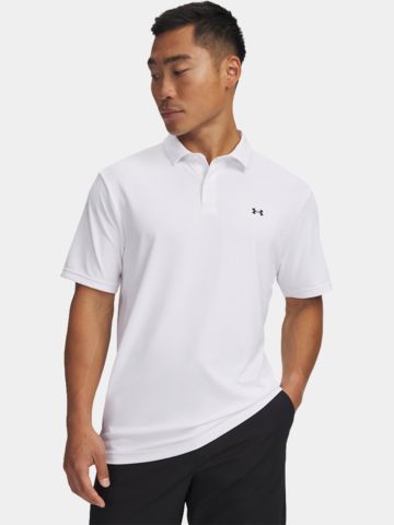 Under Armour T2G Pique Halbarm Polo weiß