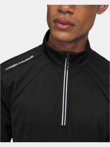 Under Armour UA Drive Wind 1/2 Zip Stretch Midlayer schwarz