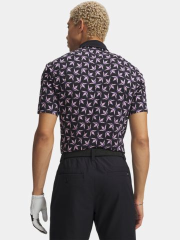 Under Armour Drive Printed Desert Geo Halbarm Polo rosa