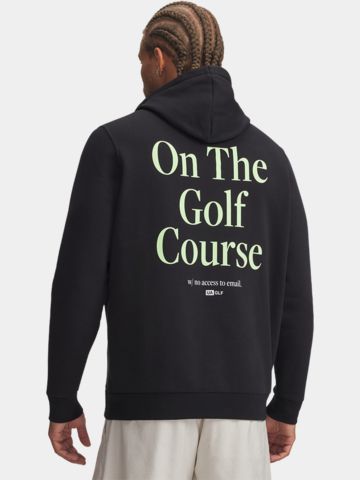 Under Armour Icon Golf Trip Hoodie Sweatshirt schwarz