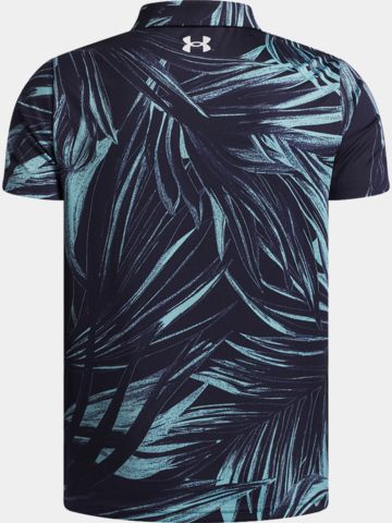 Under Armour Matchplay Printed Halbarm Polo navy