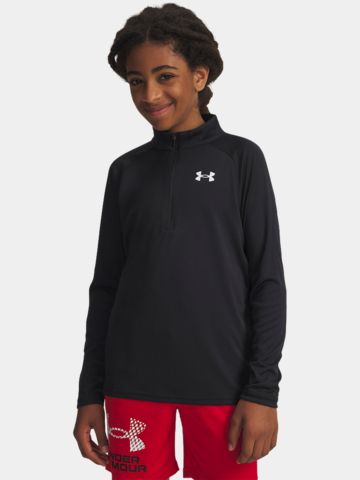 Under Armour Tech 2.0 1/2 Zip Stretch Midlayer schwarz
