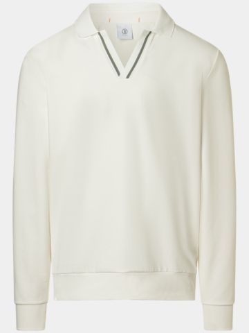 Bogner CAJUS Langarm Polo offwhite