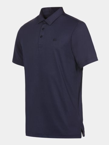 TravisMathew  Polokošile FEATHERWEIGHT PERFOR s polovičním rukávem modrá