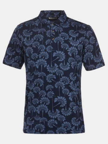 TravisMathew COMFORTKNIT BREEZE half-sleeve polo blue