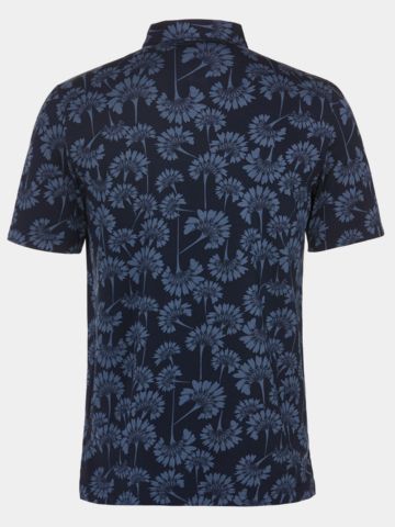 TravisMathew Polokošile COMFORTKNIT BREEZE s polovičním rukávem modrá