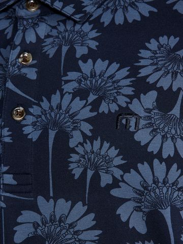 TravisMathew  Polokošile COMFORTKNIT BREEZE s polovičním rukávem modrá