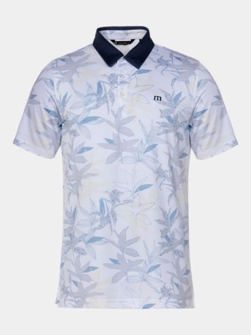 TravisMathew FEATHERWEIGHT DRIFT Halbarm Polo weiß