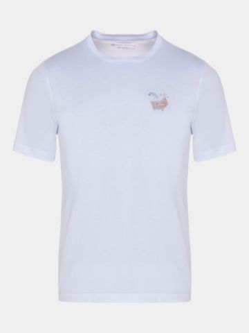 TravisMathew FOUNDING MEMBER TEE Halbarm T-Shirt weiß