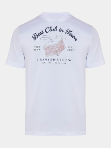 TravisMathew FOUNDING MEMBER TEE Halbarm T-Shirt weiß