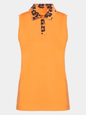 Puma W Modalon Květinová polokošile bez rukávů oranžová