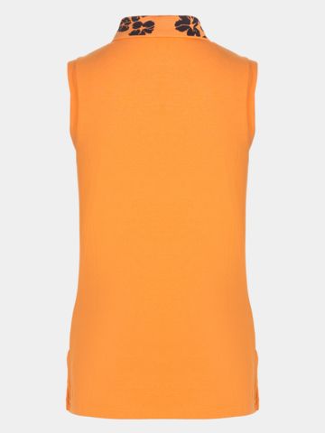 Puma W Modalon Květinová polokošile bez rukávů oranžová