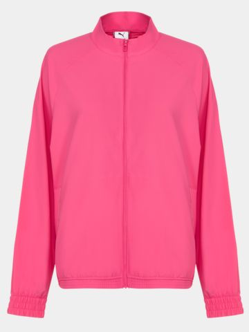 Puma W FZ Wind Golf Jacket Windstopp Jacke pink
