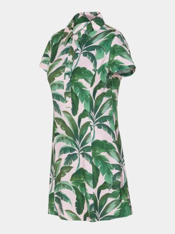 Puma Puma W PUMA X MUMU Palm Dress Halbarm Kleid rosa