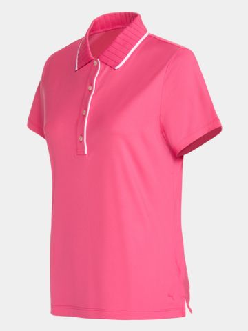 Puma  W Cloudspun Bridges Polo s krátkým rukávem růžová