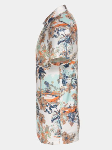 Puma Puma Cloudspun Palm Polo - LC Halbarm Polo weiß