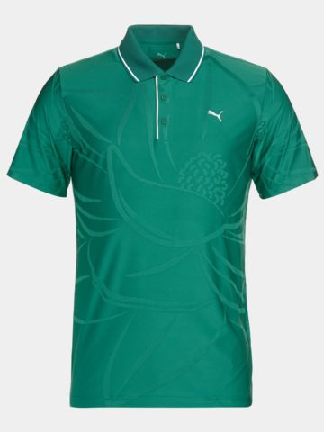 Puma 30904 Polo Halbarm grün