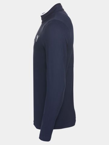 Puma Puma Cloudspun Tech Quarter Zip - Tour Stretch Midlayer navy