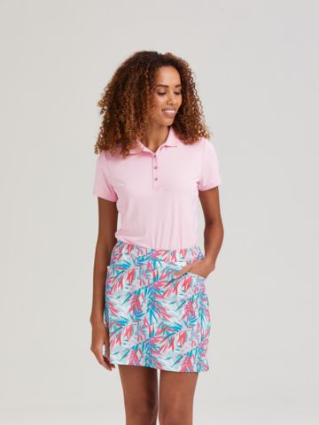 Ping Sedona Halbarm Polo rosa