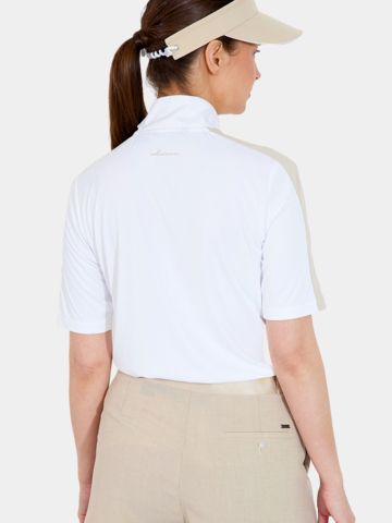 Abacus Aloha Halbarm Polo weiß