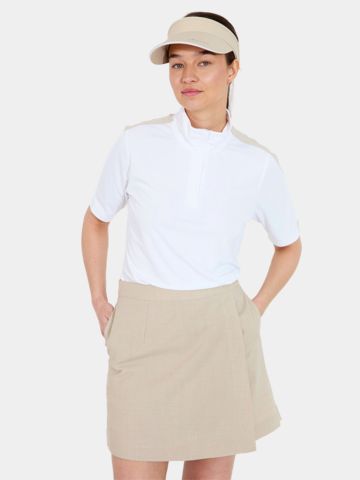 Abacus Aloha Halbarm Polo weiß