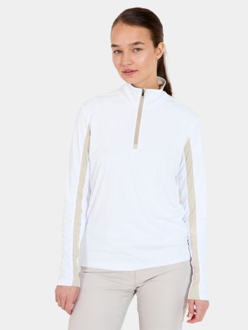 Abacus Aloha Stretch Midlayer weiß