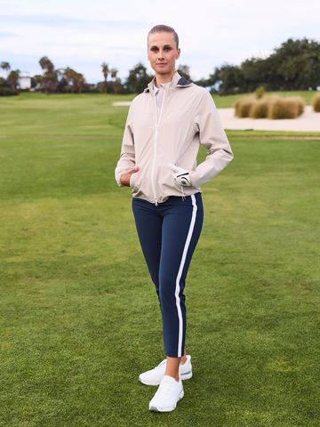 Valiente  MAYA Galon stretch 7/8 pants navy