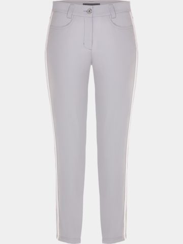 Valiente  MAYA Galon stretch 7/8 pants light gray