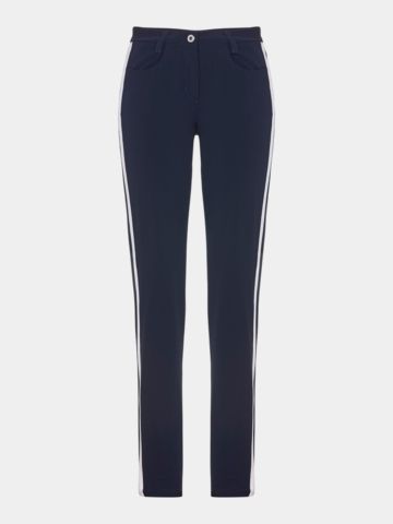 Valiente MAYA Galon Stretch lang Hose navy