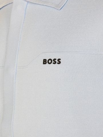 BOSS  KN_Terrace ST polokošile s polovičním rukávem světle modrá