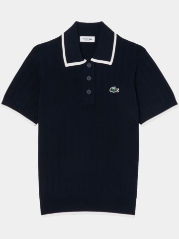 Lacoste SWEATER Strick Polo navy