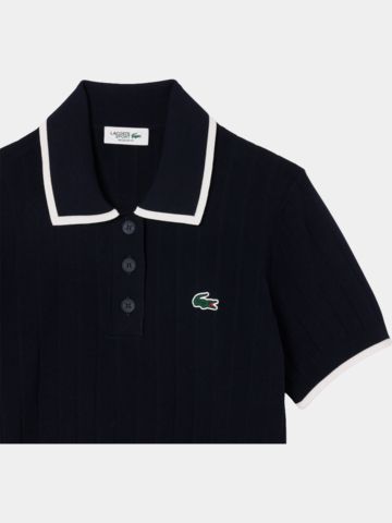 Lacoste SWEATER Strick Polo navy