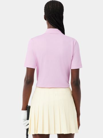 Lacoste SHORT SLEEVED RIBBED COLLAR SHIRT Halbarm Polo rosa