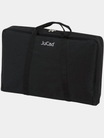 JuCad Carbon Shadow Trolley inkl. Regenschirm und Scorekartenhalter schwarz