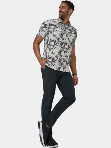 TravisMathew Polokošile FEATHERWEIGHT COAST s polovičním rukávem ecru