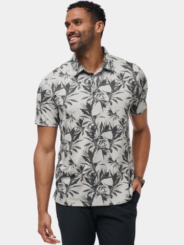 TravisMathew Polokošile FEATHERWEIGHT COAST s polovičním rukávem ecru