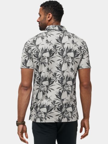 TravisMathew Polokošile FEATHERWEIGHT COAST s polovičním rukávem ecru