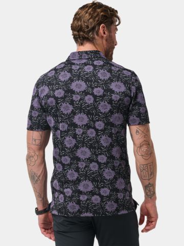 TravisMathew NOT HAPPENING polokošile s polovičním rukávem černá