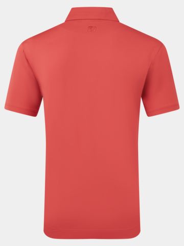 FootJoy  Lisle Solid Half Sleeve Polo red