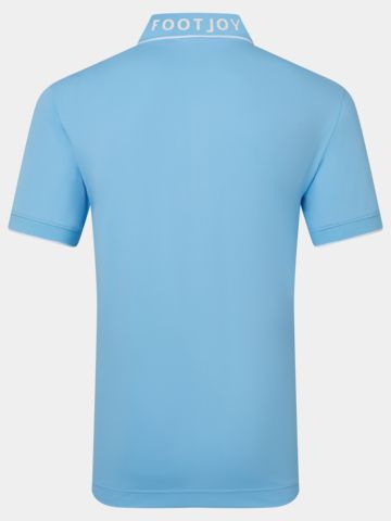 FootJoy  Wordmark Pique Half-Sleeve Polo blue