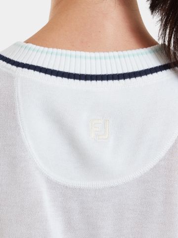 FootJoy Sweater Tank Pullunder Strick weiß