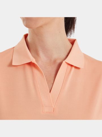 FootJoy 3/4 Arm Polo rosa