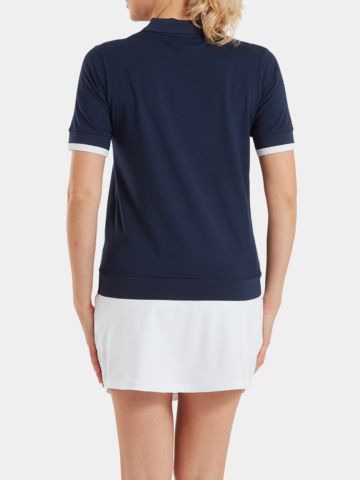 FootJoy 3/4 Arm Polo navy
