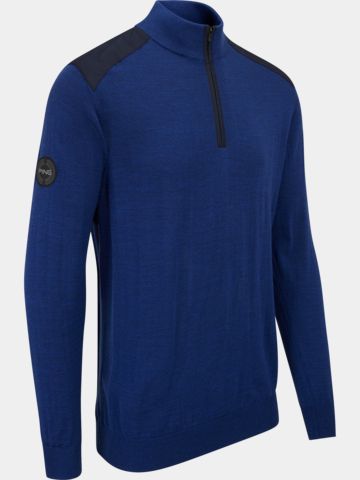 Ping Cranford knitted sweater navy