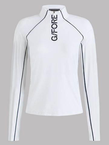 G/Fore Quarter Zip Stretch Midlayer weiß