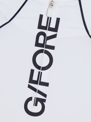 G/Fore Quarter Zip Stretch Midlayer weiß