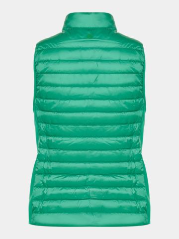 G/Fore  Péřová prošívaná vesta Stretch Tech Interlock Down Waistcoat zelená