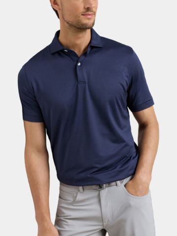 Peter Millar EMPIRE PERFORMANCE JERSEY Halbarm Polo navy