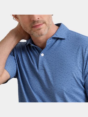 Peter Millar JAZZ CLUB PERFORMANCE JERSEY Halbarm Polo blau